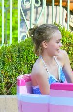 LILY-ROSE DEPP at Disneyland in Anaheim 06/13/2015