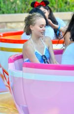 LILY-ROSE DEPP at Disneyland in Anaheim 06/13/2015
