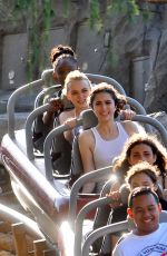 LILY-ROSE DEPP at Disneyland in Anaheim 06/13/2015