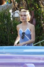 LILY-ROSE DEPP at Disneyland in Anaheim 06/13/2015