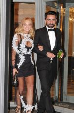 LINDSAY LOHAN at Francesco Scognamiglio