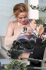 LINDSAY LOHAN on Vacation in Monaco 06/19/2015
