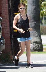 LUCY HALE Leaves a Gym in West Hollywood 06/19/2015 