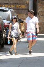 LUCY HALE Out and About in Los Angeles 06/17/2015