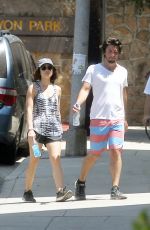 LUCY HALE Out and About in Los Angeles 06/17/2015