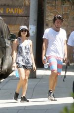 LUCY HALE Out and About in Los Angeles 06/17/2015