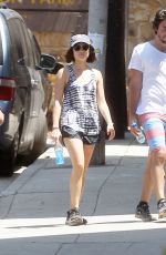 LUCY HALE Out and About in Los Angeles 06/17/2015