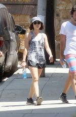 LUCY HALE Out and About in Los Angeles 06/17/2015