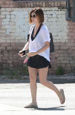 LUCY HALE Out and About in West Hollywood 06/24/2015