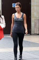 LUCY MECKLENBURGH in Tights Out and About in London 06/25/2015