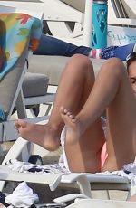 LUCY WATSON with Friends on Vacation in Mykonos 06/02/2015