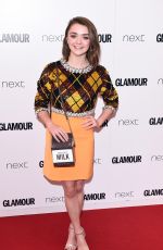 MAISIE WILLIAMS at Glamour Women of the Year Awards in London