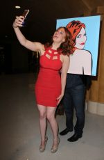 MAITLAND WARD at Celebrity Selfies Art Exhibit in Hollywood