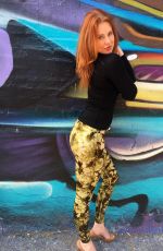 MAITLAND WARD on the Set of a Photoshoot in Hollywood 06/12/2015