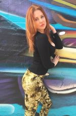 MAITLAND WARD on the Set of a Photoshoot in Hollywood 06/12/2015