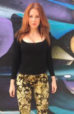 MAITLAND WARD on the Set of a Photoshoot in Hollywood 06/12/2015