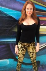 MAITLAND WARD on the Set of a Photoshoot in Hollywood 06/12/2015