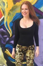 MAITLAND WARD on the Set of a Photoshoot in Hollywood 06/12/2015