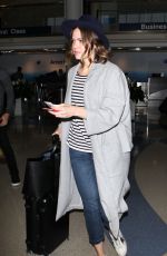 MANDY MOORE Arrives at LAX Airport in Los Angeles 06/09/2015