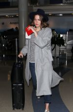 MANDY MOORE Arrives at LAX Airport in Los Angeles 06/09/2015