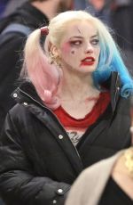 MARGOT ROBBIE on the Set of Suicide Squad in Toronto 06/01/2015