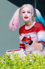 MARGOT ROBBIE on the Set of Suicide Squad in Toronto 06/07/2015