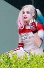 MARGOT ROBBIE on the Set of Suicide Squad in Toronto 06/07/2015