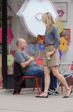 MARIA SHARAPOVA Outside Her Sugarpova Store in Wimbledon Village