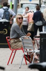 MARIA SHARAPOVA Outside Her Sugarpova Store in Wimbledon Village