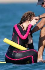 MARIAH CAREY in Wetsuit at a Beach in Italy 06/22/2015