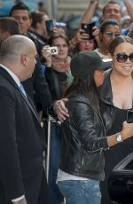 MARIAH CAREY Leaves Peninsula Hotel in Paris 06/10/2015