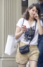 MARION COTILLARD Out Shopping in New York 06/12/2015