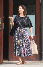 MAYA RUDOLPF Leaves Her Hotel in New York 06/23/2015