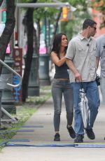 MEGAN FOX at Teenage Mutant Ninja Turtles 2 Movie Set in New York 06/29/2015