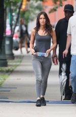 MEGAN FOX at Teenage Mutant Ninja Turtles 2 Movie Set in New York 06/29/2015