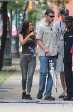 MEGAN FOX at Teenage Mutant Ninja Turtles 2 Movie Set in New York 06/29/2015