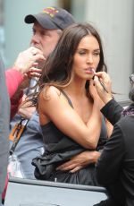 MEGAN FOX on the Set of Teenage Mutant Ninja Turtles 2 in New York 06/27/2015