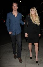 MEGHAN TRAINOR Leaves The Nice Guy in West Hollywood 06/25/2015