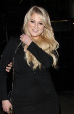 MEGHAN TRAINOR Leaves The Nice Guy in West Hollywood 06/25/2015