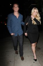 MEGHAN TRAINOR Leaves The Nice Guy in West Hollywood 06/25/2015