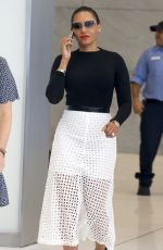 MELANIE BROWN Leaves a Radio Studio in New York 06/24/2015