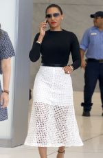 MELANIE BROWN Leaves a Radio Studio in New York 06/24/2015