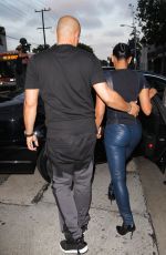 MELANIE BROWN Leaves Her Hotel in Beverly Hills 06/13/2015