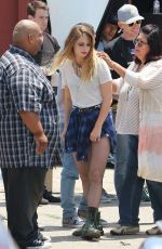 MELISSA BENOIST on the Set of Low Rides in Los Angeles 06/15/2015