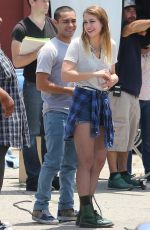MELISSA BENOIST on the Set of Low Rides in Los Angeles 06/15/2015