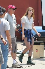 MELISSA BENOIST on the Set of Low Rides in Los Angeles 06/15/2015