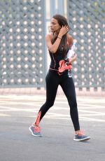 MICHELLE KEEGAN Arrives at a Gym in Essex 06/12/2015