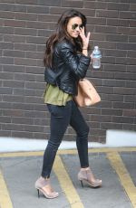 MICHELLE KEEGAN Leaves a Studio in London 05/05/2015