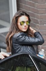 MICHELLE KEEGAN Leaves a Studio in London 05/05/2015