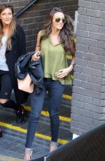 MICHELLE KEEGAN Leaves a Studio in London 05/05/2015
